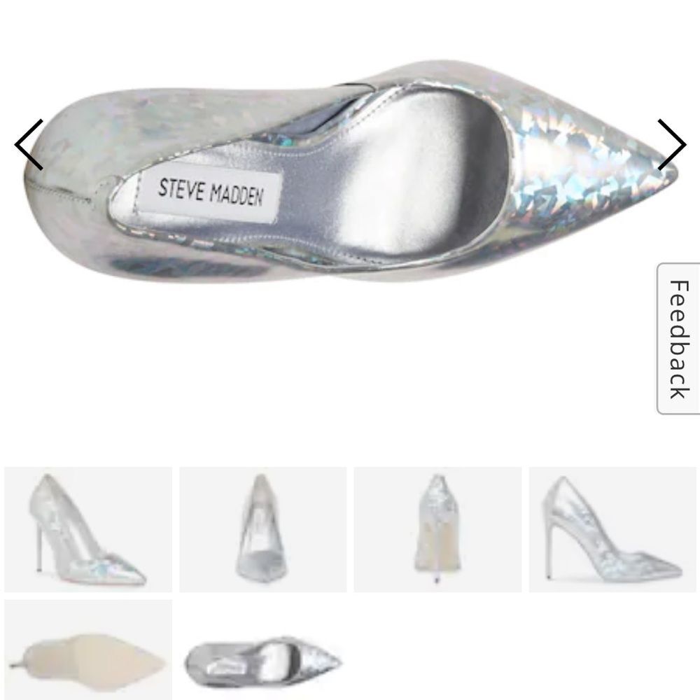 Steve Madden Vala Pumps Holographic Heels Women’s Size 8